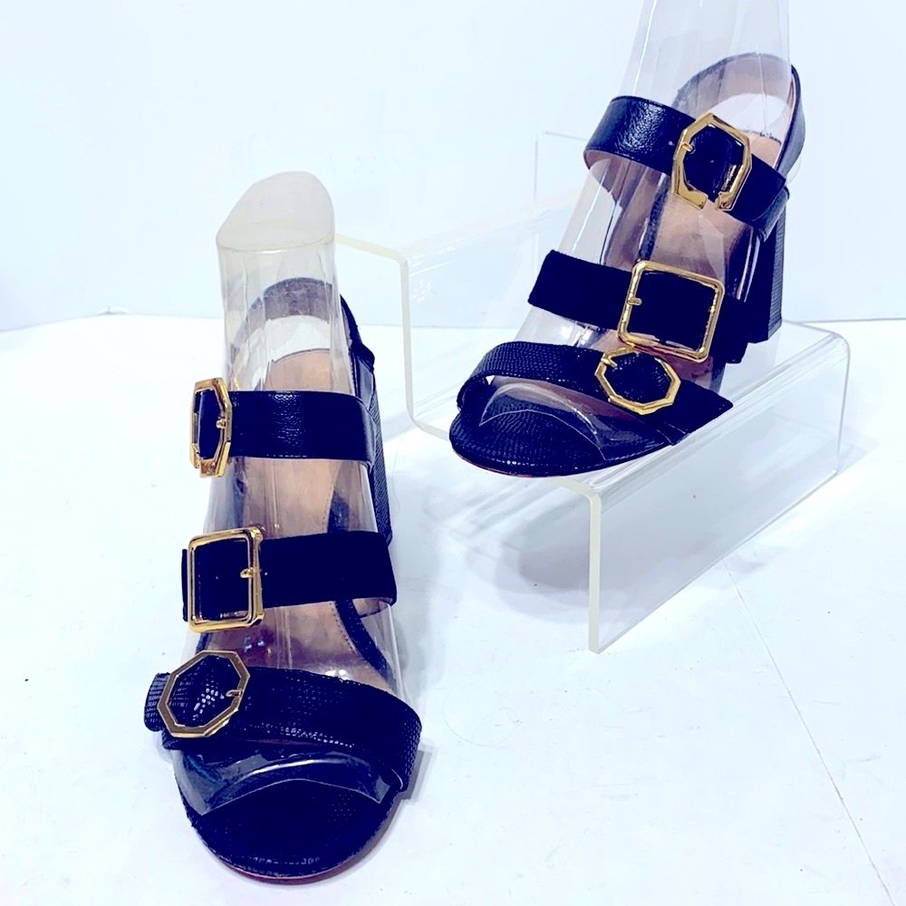 Louise Et Cie Black sandals Loni Block Heel